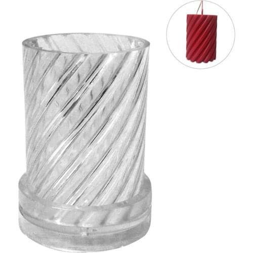 DIY Candle Making Spiral Shape Model Candle Moulds wax shaping molds