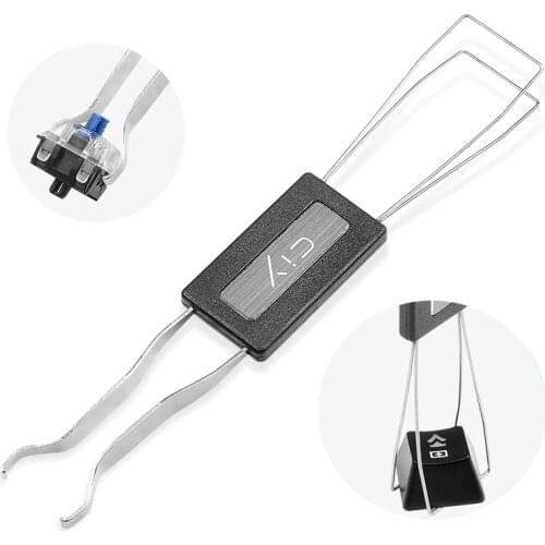 Steel Wire key puller Switches Remover Tool for Mechanical keyboard keycaps puller Replacement 2 in 1 Key switch Drop ship