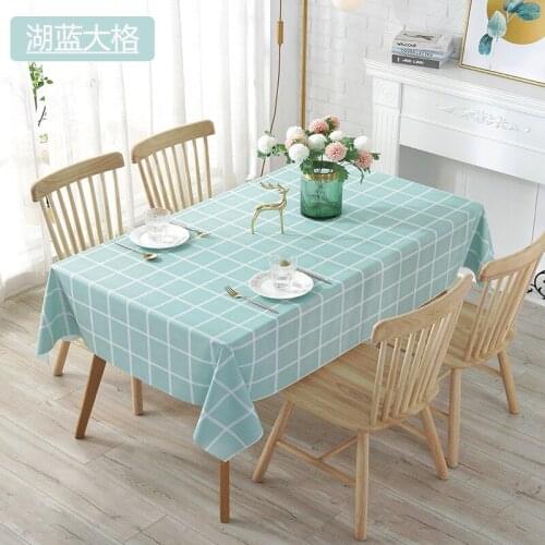 1PC Tablecloth Waterproof Table Cover Rectangle Desk Cloth for Table Covers Table Carpet Tablecloths Picnic Mat Pvc