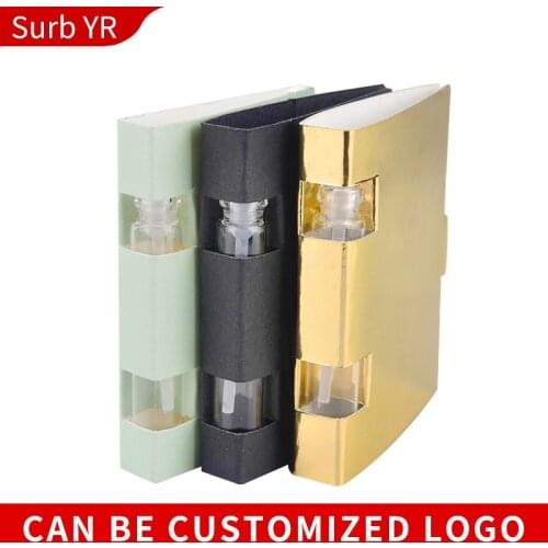 Wholesale 3ML Glass Perfume Bottle For Trial Pack Empty Customizable Cosmetic Case With Paper Card