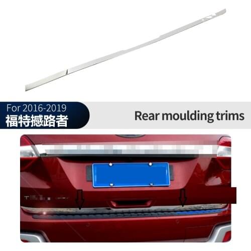 Stainless Steel Rear Tailgate Trunk back door Cover Trim For Ford Everest 2016 2017 2018 2019 Car Accessories Styling