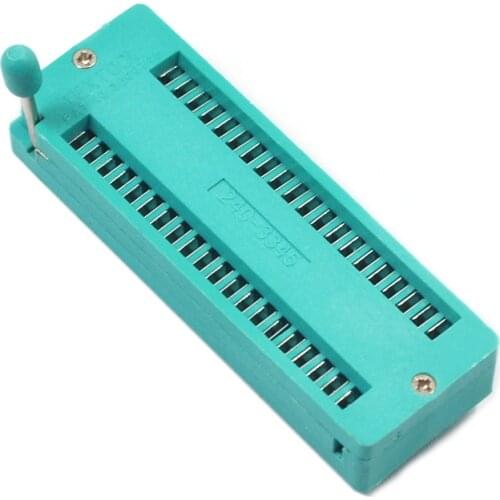 1PCS 40P IC Universal ZIF Test Locking Socket Integrated Circuit IC Socket For DIP IC MCU