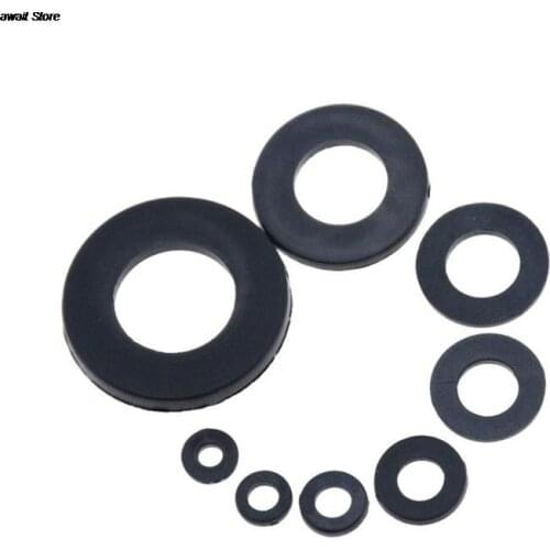 500Pcs M2 M2.5 M3 M4 M5 M6 M8 M10 Plastic Nylon Washer Flat Washer Gasket Ring