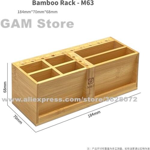 Amaoe M63 Storage Stand Box Bamboo Rack Organizing Holder Container Receiving Stand Mobile Phone Maintenance Tool Accessories