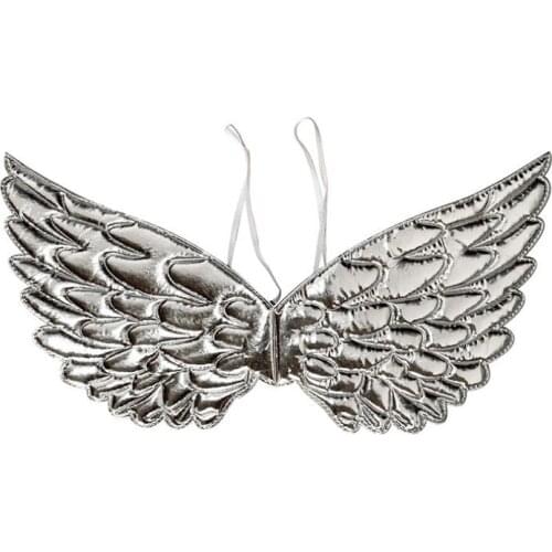 Angel Fairy Wings Dress Up Wing Halloween Wedding Birthday Party Costume Accessories Background Decor Gold Silver