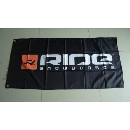 Free shipping rine snowboards flag, rine snowboards banner,90X150CM size,100% Polyester