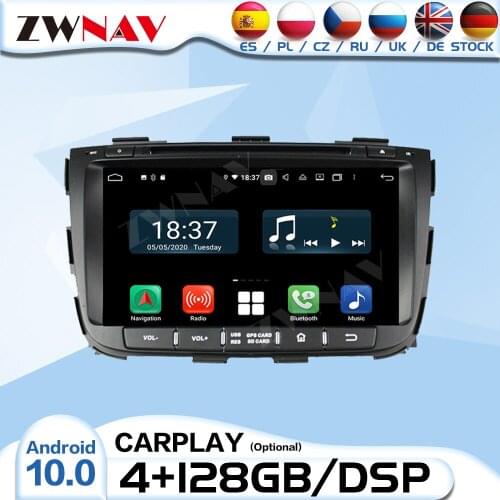 Carplay 2 Din Android 10 Radio Receiver For KIA Sorento 2012 2013 2014 2015 Audio Stereo GPS Navigation Video Player Head Unit