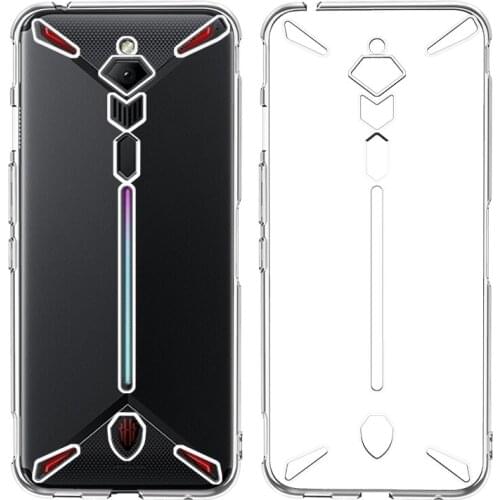 For ZTE Nubia RedMagic 5S RedMagic 5G Transparent Silicon Case Nubia Play Red Magic 5G Lite 5S RedMagic 3S 3 Phone Cover Case