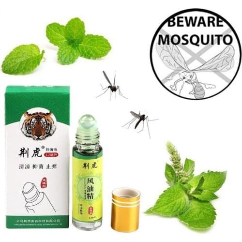Relieve Pain Essential Oil Essence Roll-on Wholesale Mosquito Repellent Antipruritic Refreshing Toilet Water Wind Essential Oil