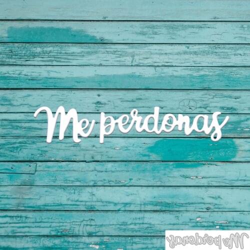 Spain Words Metal Cutting Dies Scrapbooking Stencil DIY Paper Cards Decorative Embossing Die Cut Craft Dies 2021 NEW