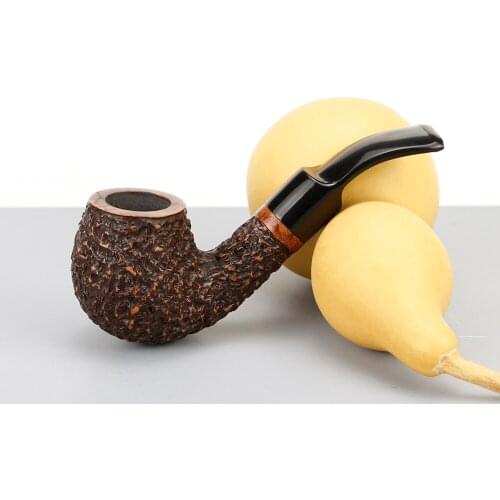 Classic Briar Wood Pipe 9mm Filter Mini Tobacco Pipe Briar Smoking Pipe Handmade Small Briar Pipe free tools Smoke Pipe Set