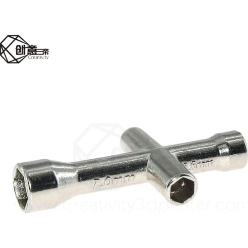 Creativity Mini M2 M2.5 M3 M4 Screw Nut Hexagonal Cross Wrench Sleeve Maintenance Tool 4 Size Car Cross Sleeve Wrench
