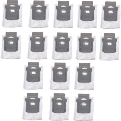 16PCS Dust Bag Garbage Bag Dust Collection Bag For Irobot Roomba I7 I7+ I3 E5 E6 S9 Sweeping Robot Accessories