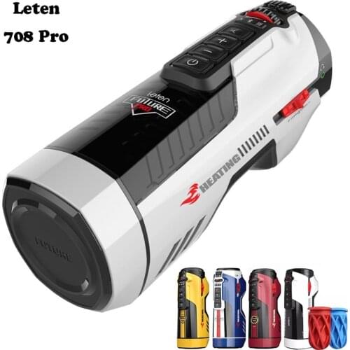 Leten 708 pro Automatic Piston Heating Sucking Machine Male Masturbator Strong Flexiable Masturbation Cup Sex Toys for Men