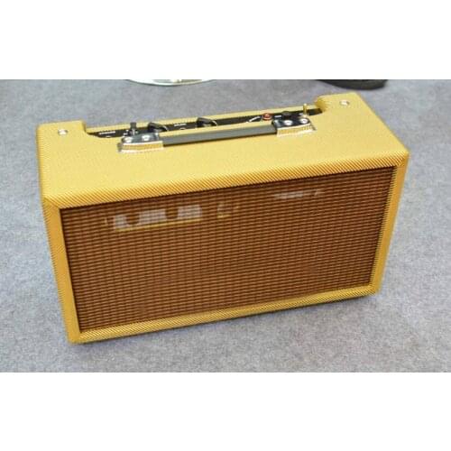 Custom Vintage Reissue Tube Reverb 63" Tank Guitar Amplifier with Tweed Grill Tolex Dwell, Mix, Tone Control
