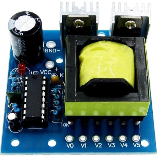 150W MC Converter DC 12V To AC 220V Inverter Boost Transformer Power Board Module High Frequency Square Wave AC Output 20KHz