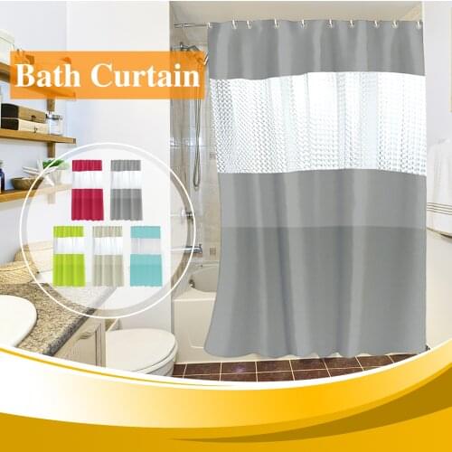 Striped Shower Curtain Bathroom Partition Bath Curtain Waterproof Mildew proof Shower Curtains Environmental Toilet Door Curtain