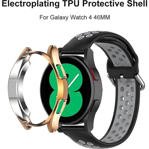 Protective Case for Samsung Galaxy Watch 4 Classic 42 46mm Accessories TPU Shell Covers for Galaxy Watch4 Protective Frame