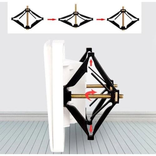 10pcs 86mm Type dark box Cassette Repairer Fixed Support Rod Wall Socket Bottom Box replacement parts Electrical Repair Device