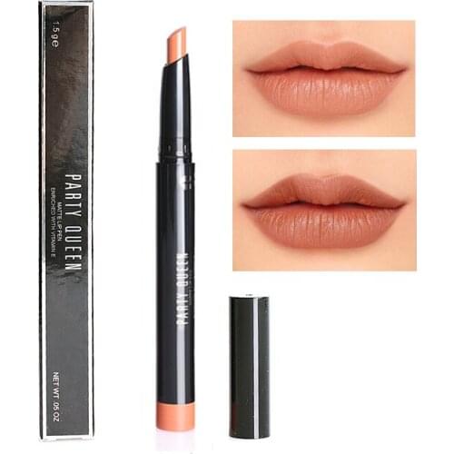 10 Colors Lipstick Pencil Matte Lips Pigment Nude Lipstick Long Lasting lip pen Pencil Makeup Cosmetics PQ016