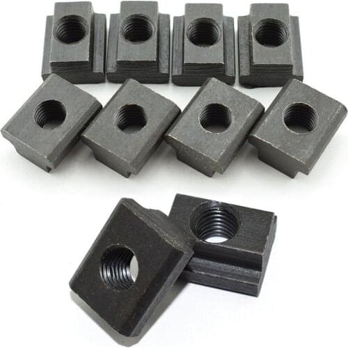 4 Pcs 8 Pcs T-Slot Nuts M10 Clamping Table Slot Milling T Sliding Nut Block Slot Machine Accessory