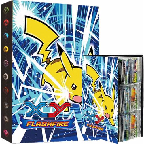 Anime 9 Pocket Pokemon Cards Album Book 432 Card Pikachu Collection Holder Game Binder Folder Top Loaded List Toy Gift For Kids