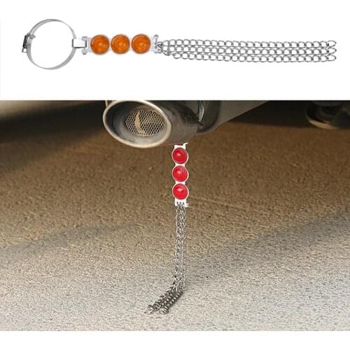Car Universal Anti-static Ground 3 Metal Chain Strips Auto Electrostatic Avoid Belt Grounding Strip Ground Wire Reflective Bar