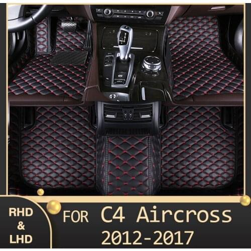 MIDOON Car floor mats for Citroen C4 Aircross 2012 2013 2014 2015 2016 2017 Custom auto foot Pads automobile