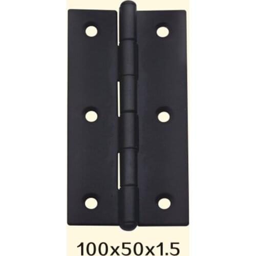 Freeshipping 100*50*1.5mm Iron Metal Hinge Sewing Machine Folding Table Furniture Flip Tray Hinges Big Door Hinges