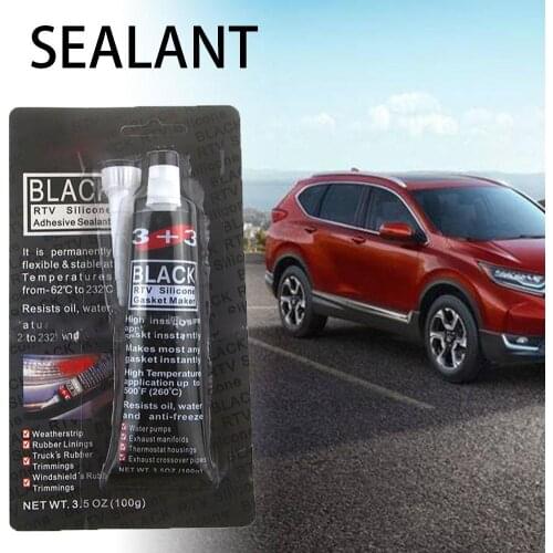 100G Automobile Engine High Temperature Resistant Car Sealant Black 232 Gray 315 Red 260 Celsius Dry And Firm Within 24 Hours