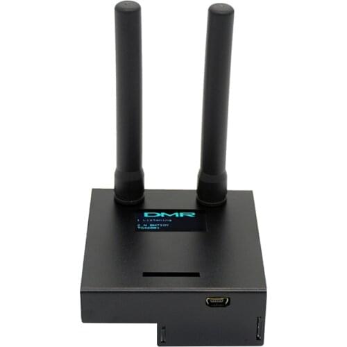 Finished Laest V1.3 MMDVM_HS_Dual_Hat Duplex Hotspot + Raspberry pi zero W +OLED +Antenna + 16G SD card + metal Case