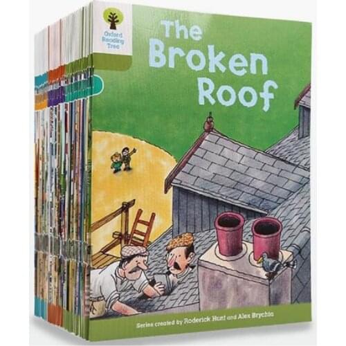 Hot 1 set of Random 10 books 7-9 level Oxford reading tree rich reading help children read Pinyin English story picture book