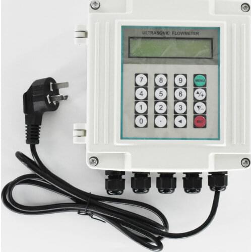 Wall mounted ULTRASONIC FLOWMETER TUF-2000SW Liquid Water clamp on flow meter DN50mm-DN700mm