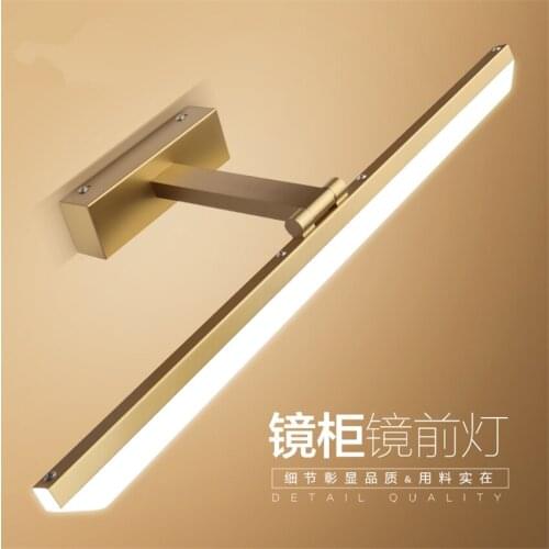 Nordic long mirror front wall lamps LED bathroom cabinet lamps dressing modern wall sconces lights lighting