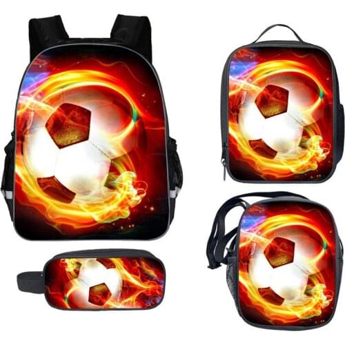 New football pattern backpack men and women students schoolbag college schoolbag student schoolbag backpack school backpack