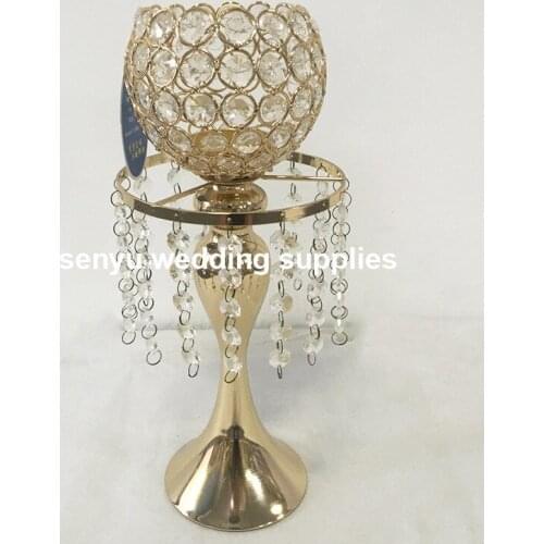 New style Unique quality wedding crystal candelabra for sale senyu0487