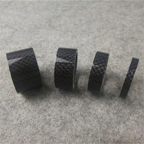 Full carbon fiber Black 3K Glossy UD Matte 20 15 10 5mm height Inner diameter 28.6mm