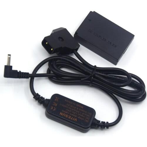 12-24V Step-down Cable To D-TAP Dtap ACK-E12+DR-E12 LP-E12 dummy battery For Canon EOS M M2 M10 M50 M100 M200