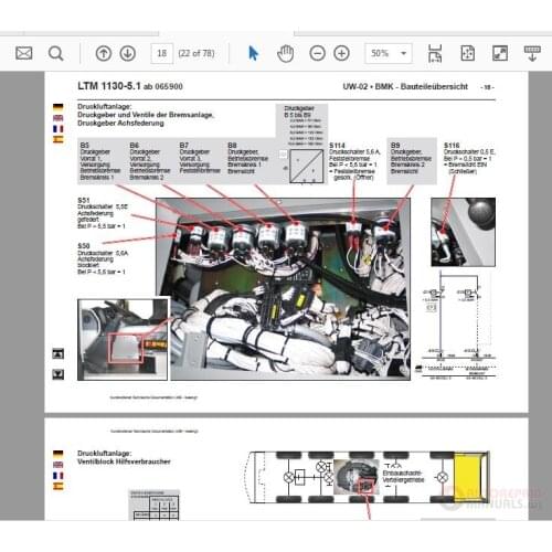 Liebherr Crane Shop Manual and Wiring Digram and Operating Instructions