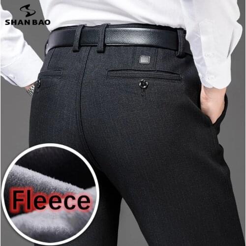 SHAN BAO Men's Fleece Pants