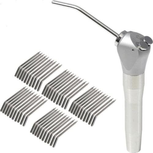 Dental 3-in-1 Air Water Syringe Triple way Spray & Metal Alloy/Disposable Nozzles Tips Tubes