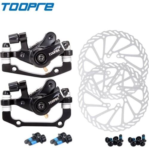 TOOPRE Mountain bike disc brake brake F160/R140 F180/R160 electric bicycle set bicycle universal cable disc front and rear clamp