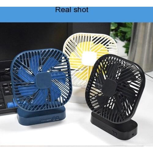 Universal Magnetic Mini Fan USB or 4x AA Battery Powered Desk Fan with 3 Speed Timing Function Personal Fans for Camping