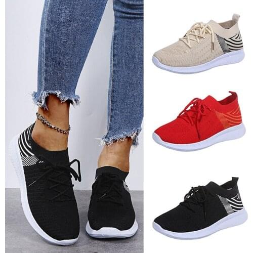 2021 Spring/Summer Women Shoes Sneakers Lace Up Light Vulcanized Shoes Female Mesh Sneakers Women Casual Shoes Plus Size