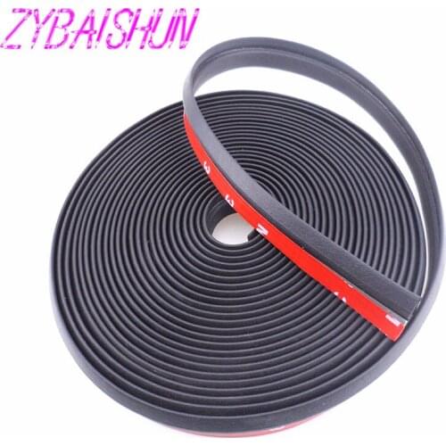 ZYBAISHUN 3 meters Z Type Car Door Weatherstrip Rubber Seal Trim Filling Adhesive High Density Seal Strip Noise Insulation