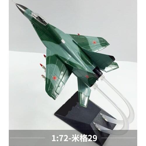 1:72 ABS Static Simulation Fighter Aircraft model Soviet Union MIG-29 Airlines Fighter Assembled airplane model Military Plane