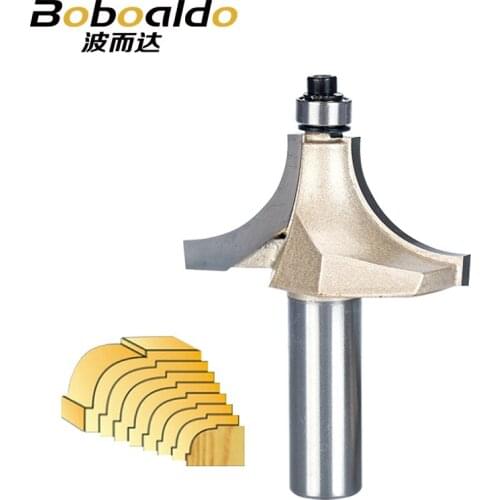 1pcs 1/2 Shank Beading Router Bits For Wood Tungsten Carbide Beading Bit Double Edging Router Bit Woodworking Tools