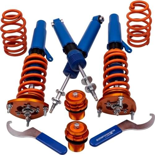4pcs Coilovers Shock Absorber Damper & Height Adjustable For Audi A3 Mk3 2013-2019 For VW Golf VII 2012-2020 1.8 2.0