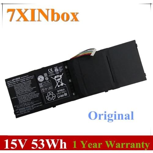 7XINbox 15V 53wh Original AP13B3K Laptop Battery For Acer Aspire M5-583P V5-572P V5-572G Series Tablet