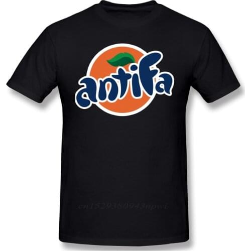 Antifa T Shirt Antifa T-Shirt Print Men Tee Shirt Short Sleeves Funny Oversized Casual Cotton Tshirt